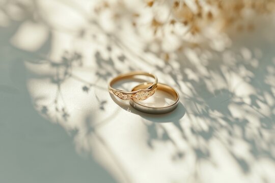 結婚の指輪のイメージ（婚約指輪・マリッジリング・ウェディングリング）