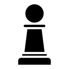Pawn chess icon. Soldier chess icon