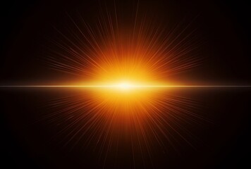 Fototapeta premium Sun Light Overlay. Sun rays overlay. Sun rays light isolated on black background