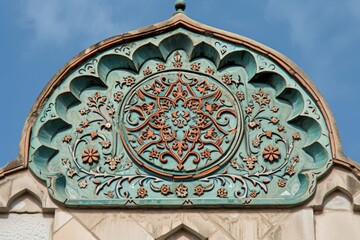 architectural feature on the exterior of a building