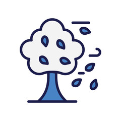 Obraz premium Tree icon with white background vector stock illustration