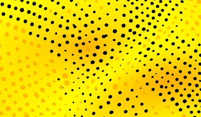 Poster yellow abstract background , in the style of graphic, pop-art style © EnelEva