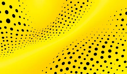 Foto op Canvas yellow abstract background , in the style of graphic, pop-art style © EnelEva