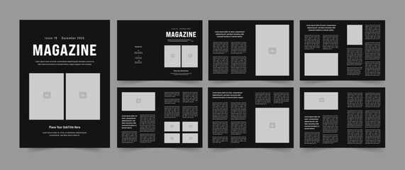 Travel Magazine or Magazine Layout Design