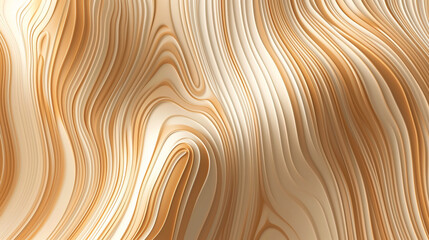 3D Wallpaper with a Fresh Wood Grain Aesthetic, Styled in Milky, Sandy, and Beige Tones, Creating a Simulated Natural Texture 