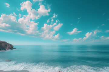 Obraz premium A dreamy landscape where liquid serpents fill the sky with wonder,