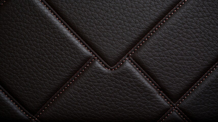 premium leather texture with stitching pattern