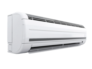 Air Conditioner, transparent background, isolated image, generative AI