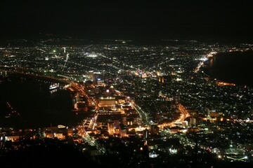 函館山から見た函館の夜景