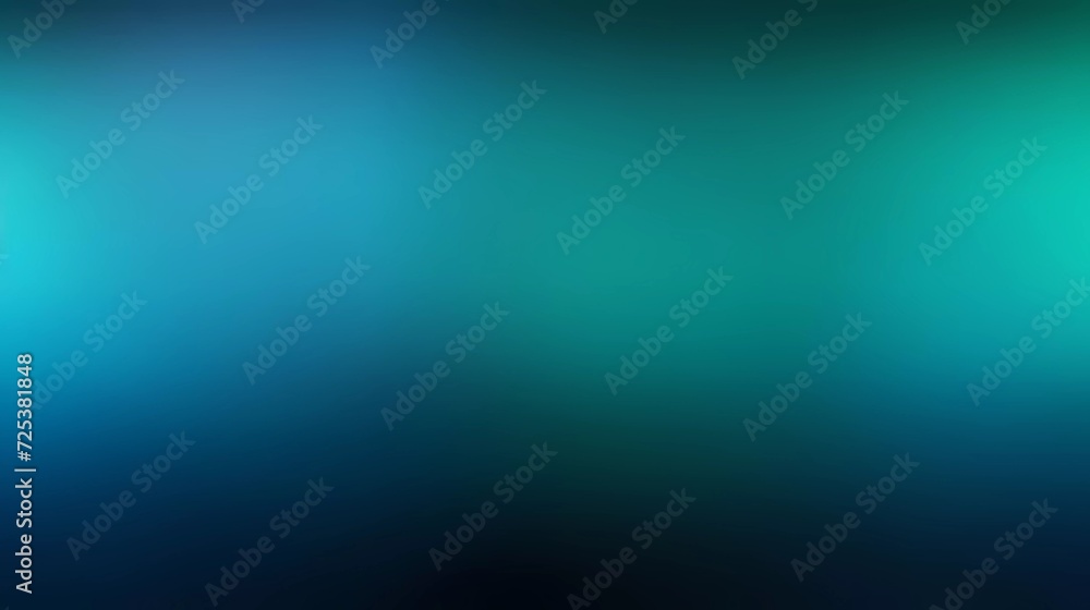 Poster blurred gradient gradient of black, blue and green colors, with noise effect abstract background. ge