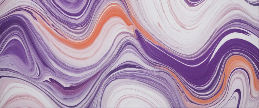 Fine intricate marble like flows of colorful paint background.