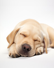 Labrador retriever dog sleeping adorable portraits