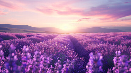 Fototapeta premium Lavender filed background