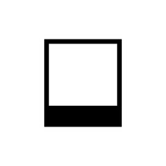 Picture frame icon vector. Frame illustration sign. Photo symbol or logo.