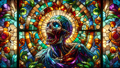 Stained glass Mummy