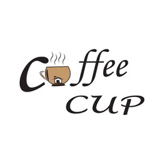 
A beautiful logo design with coffee cup. this is a vector design.