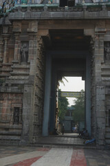 Fototapeta na wymiar archaeological temple site in india