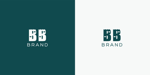 BB Vector Logo design - obrazy, fototapety, plakaty