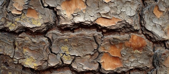 Park's weathered tree bark, textured