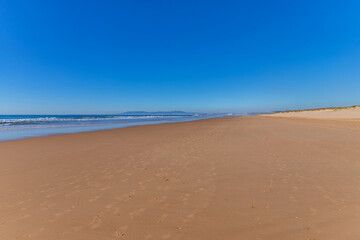 Ocean at Costa da Caparica beach