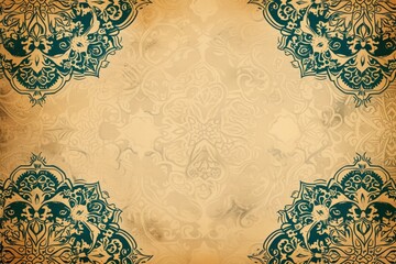 vintage-style background with intricate ornate