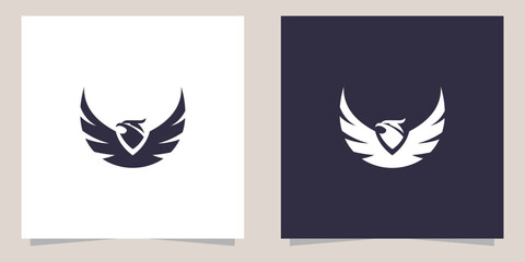 eagle logo design vector