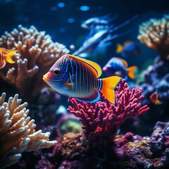 fish and coral reef