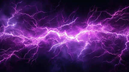 Fototapeta na wymiar purple lightning in the night sky