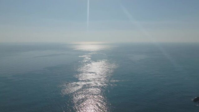 Aerial video of Ulsan Bridge