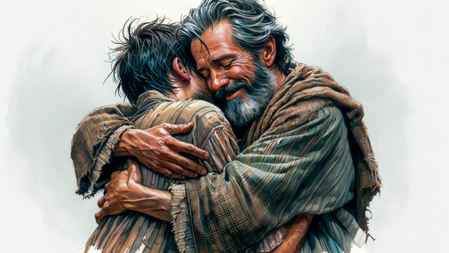 A Father's Forgiving Heart: Unveiling the Unconditional Love of God in the Bible Parable of the Prodigal Son's Redemption.