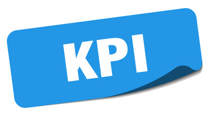 kpi sticker. kpi label