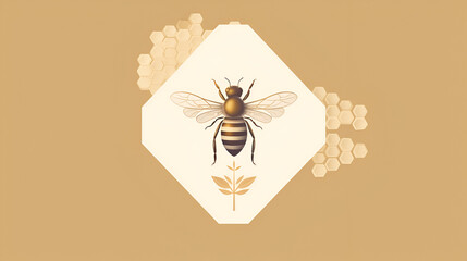 Bee Design, Desktop Wallpaper Size, Ai generative