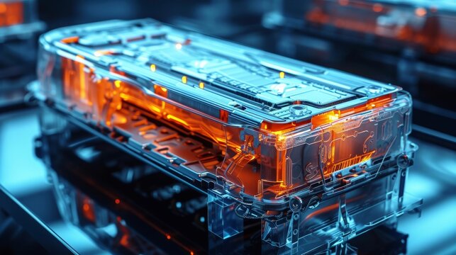 Electric vehicle lithium NMC battery. Electric car battery. Lithium-ion cell pack. Lithium NMC rechargeable battery. EV car energy storage. High voltage electric vehicle batteries. Automotive battery.