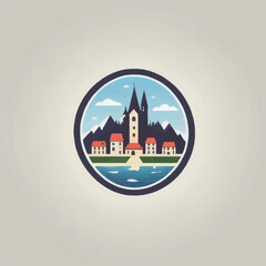 Town Logo EPS Format Design