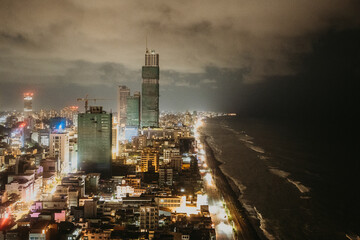 Night views in Colombo, Sri lanka