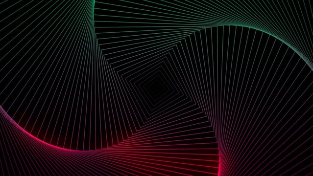 colourful digital visual loop background animation in 4k