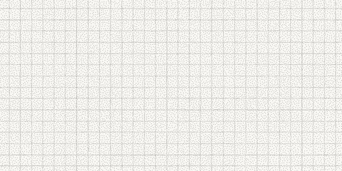 Black dotted textured wavy checker background, noisy gritty dot halftone effect, vector illustration. Fashionable banner in grunge style. Checkered paper sheet.