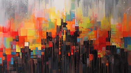 abstract color rainbow background LGBTQIA, ai