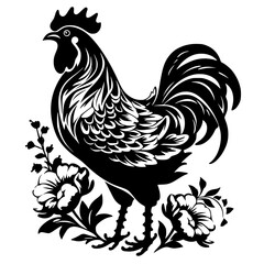 rooster png, rooster svg, rooster vector, rooster silhouette, eps, png, jpg, svg, rooster, chicken, bird, vector, cartoon, illustration, farm, animal, hen, poultry, silhouette, cockerel, animals, beak