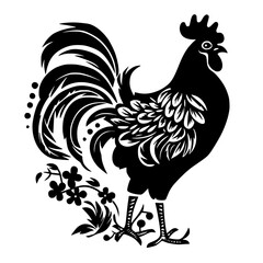 rooster png, rooster svg, rooster vector, rooster silhouette, eps, png, jpg, svg, rooster, chicken, bird, vector, cartoon, illustration, farm, animal, hen, poultry, silhouette, cockerel, animals, beak