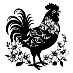 rooster png, rooster svg, rooster vector, rooster silhouette, eps, png, jpg, svg, rooster, chicken, bird, vector, cartoon, illustration, farm, animal, hen, poultry, silhouette, cockerel, animals, beak