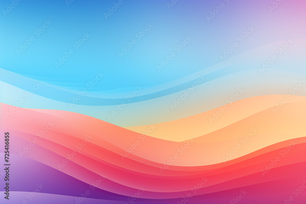 Aufkleber abstract background colorful gradient backdrop