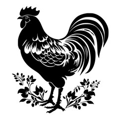 rooster png, rooster svg, rooster vector, rooster silhouette, eps, png, jpg, svg, rooster, chicken, bird, vector, cartoon, illustration, farm, animal, hen, poultry, silhouette, cockerel, animals, beak