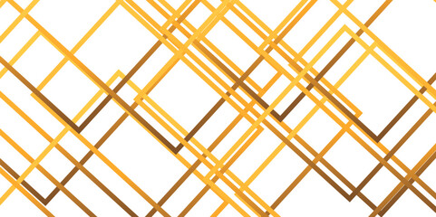 Abstract background made of golden squares design. Seamless metal texture wallpaper vector. Decoration geometric grid design.	