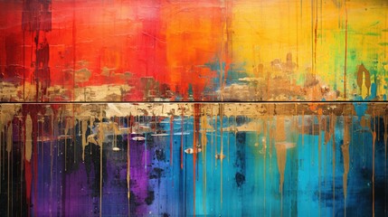 Obraz na płótnie Canvas abstract color rainbow background LGBTQIA, ai