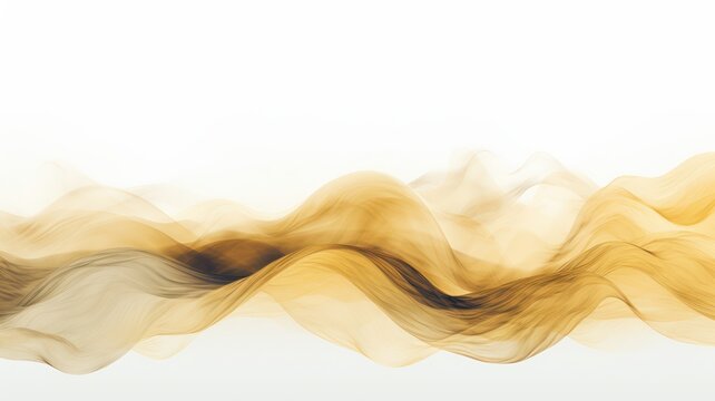 Abstract yellow and black smoke on white background. cloud, a soft Smoke cloudy wave texture background.	