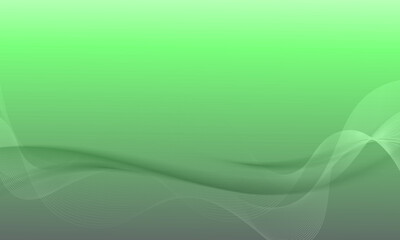 Abstract green background with soft wave. wavy blur soft green.