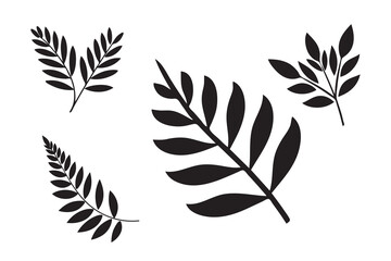 Obraz premium branch with leafs plant ecology isolated icon vector illustration desing