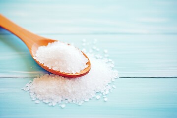 close-up of natural sea salt, often used in diy toothpaste
