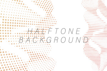 Abstract halftone background design